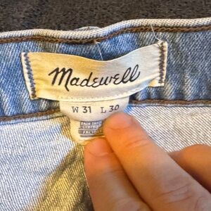 Madewell Light Blue Denim Jeans